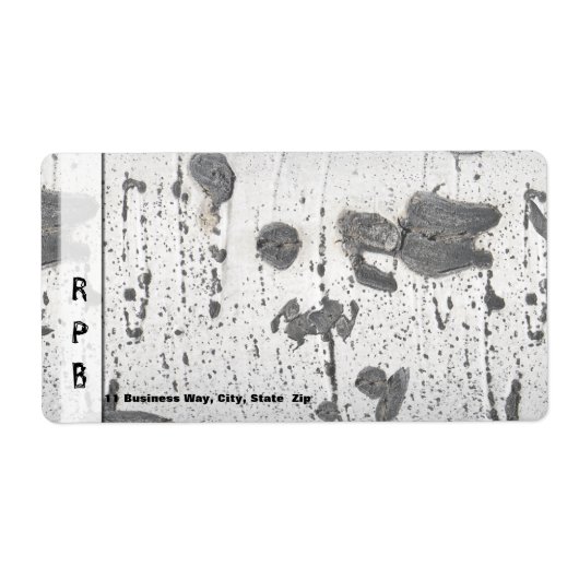 Quaking Aspen Bark Etiket (Voorkant)