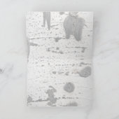 Quaking Aspen Bark Foto gefilterd Blank binnen Kaart (Binnen)