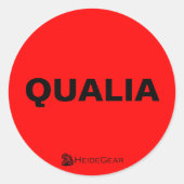 Qualia Sticker (Voorkant)