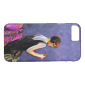 QUALIDA, MODE 1920 in PERIWINKLE en FUCHSIA Case-Mate iPhone Case (Achterkant (Horizontaal))