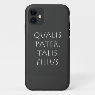 Qualis pater talis filius Case-Mate iPhone case