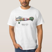 Quality Albatros D.V. Ww1 Duitse vuursteentesap T-shirt (Voorkant)