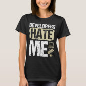 Quality Assurance Code Tester QA Engineering T-shirt (Voorkant)