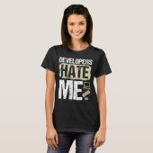 Quality Assurance Code Tester QA Engineering T-shirt (Voorkant volledig)