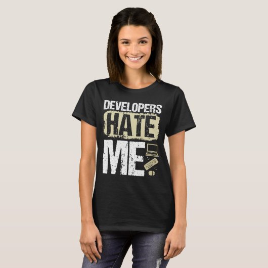 Quality Assurance Code Tester QA Engineering T-shirt (Voorkant volledig)