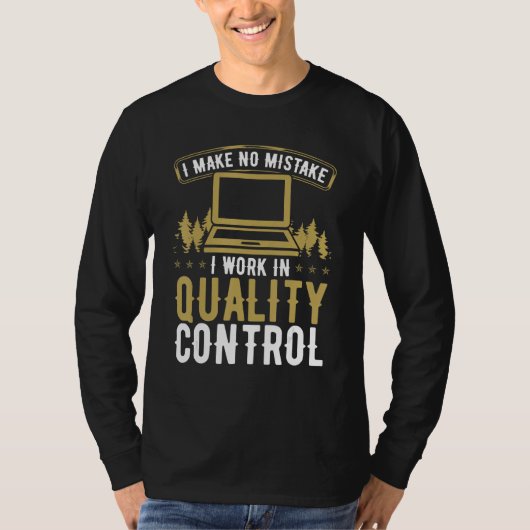 Quality Assurance Engineering Mistakes QA Engineer T-shirt (Voorkant)