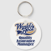 Quality Assurance Manager Gift Sleutelhanger (Voorkant)