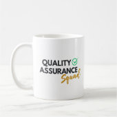 Quality Assurance Squad – QA Team Mug Koffiemok (Links)