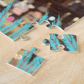 Quality Cask Ales, Pub Window, Londen, Engeland Legpuzzel (Zijkant)