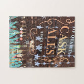 Quality Cask Ales, Pub Window, Londen, Engeland Legpuzzel (Horizontaal)