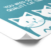 Quality Cat Time Poster (Hoek)