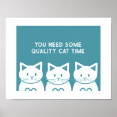 Quality Cat Time Poster (Voorkant)