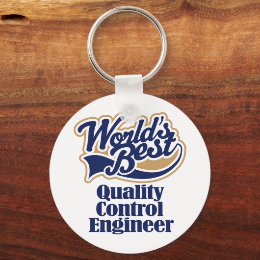 Quality Control Engineer Gift Sleutelhanger (Voorkant)