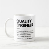 Quality Engineer Funny Definition Koffiemok (Links)