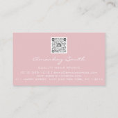 Quality Lash Extension QRCode Logo Gold Visitekaartje (Achterkant)