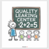 Quality Learing Center Day Care Fraud Minnesota Sticker (Vel)