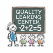 Quality Learing Center Day Care Fraud Minnesota Sticker (Voorkant)