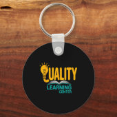 Quality Learning Center Funny School Quote Sleutelhanger (Voorkant)