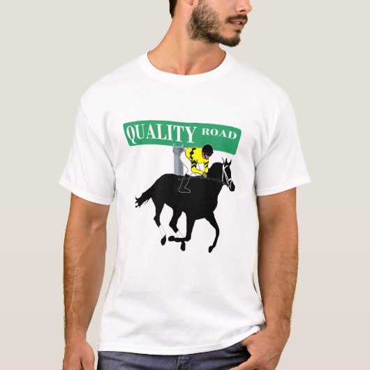 Quality Road - Street Sign T-shirt (Voorkant)