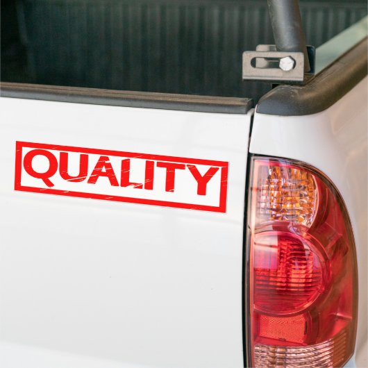 Quality Stamp Bumpersticker (Op Truck)