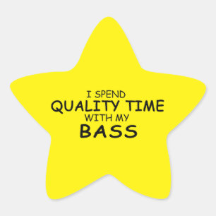 Quality Time Bass Star-Sticker Ster Sticker