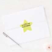 Quality Time Dulcimer Star-Sticker Ster Sticker (Envelop)
