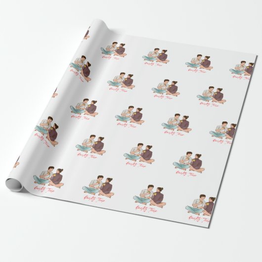 quality times Wrapping Paper Cadeaupapier (Uitgerold)