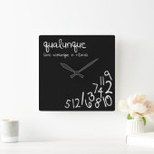 qualunque vierkante klok (Huis)