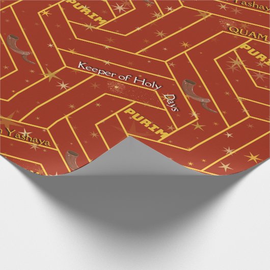 Quam Purim inpakpapier 30" (Hoek)