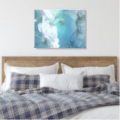 Quan Yin, 24 inch x 18 inch - MEDIUM Canvas Afdruk (Insitu (Slaapkamer))