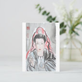 Quan Yin Goddess of Compassion Briefkaart (Staand voorkant)