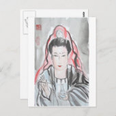 Quan Yin Goddess of Compassion Briefkaart (Voorkant / Achterkant)