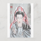 Quan Yin Goddess of Compassion Briefkaart (Voorkant)