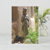 Quan Yin-kaart Feestdagenkaart (Staand voorkant)