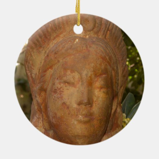 Quan Yin Keramisch Ornament (Achterkant)