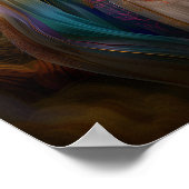 Quan Yin Kleurrijke Visionaire Godin Kunst Poster (Hoek)