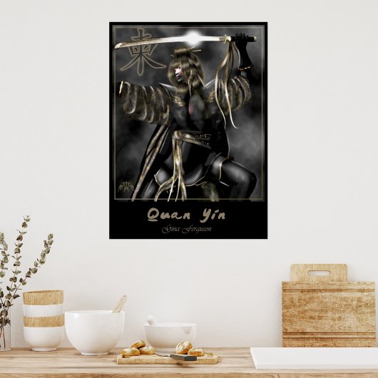 Quan Yin Poster (Keuken)