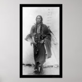Quanah Parker, Comanche Indian Chief 1909 Poster (Voorkant)