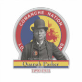 Quanah Parker Sticker (Voorkant)