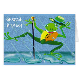 Quand il pleut, porquoi pas danser?