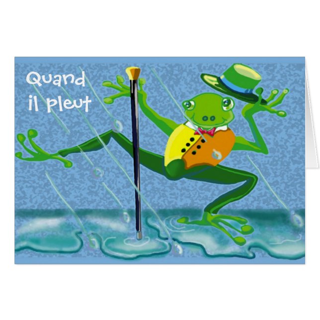 Quand il pleut, porquoi pas danser? (Voorkant Horizontaal)