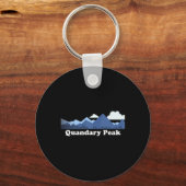 Quandary Peak Colorado Rocky Mountains Co Cli Sleutelhanger (Voorkant)