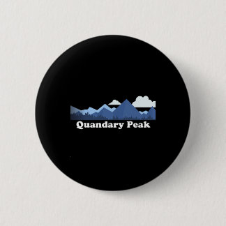 Quandary Peak Gger Colorado Rocky Mountains Co Cli Ronde Button 5,7 Cm