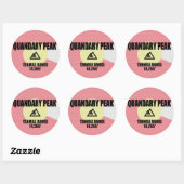 Quandary Peak Ronde Sticker (Vel)