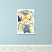 Quandro de Nu Feminino Canvas Afdruk (Insitu (Houten vloer))