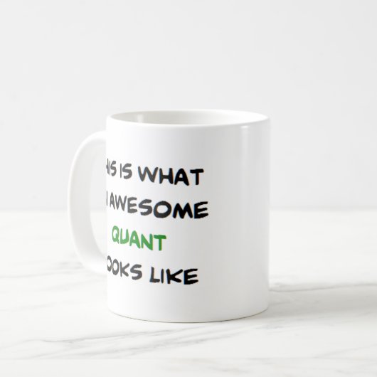 quant, geweldige koffiemok (Voorkant links)