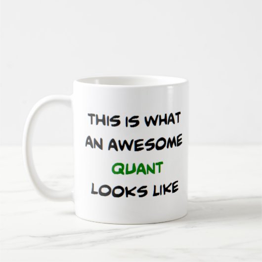 quant, geweldige koffiemok (Links)