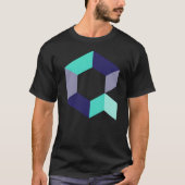 Quant QNT Crypto Cryptocurrency Blockchain Coin Lo T-shirt (Voorkant)