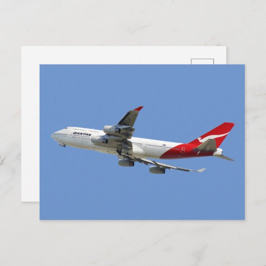 Quantas Airlines Feestdagenkaart (Voorkant / Achterkant)