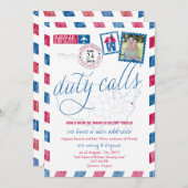 Quantico, Virginia militaire verhuizing aankondigi Kaart (Voorkant / Achterkant)